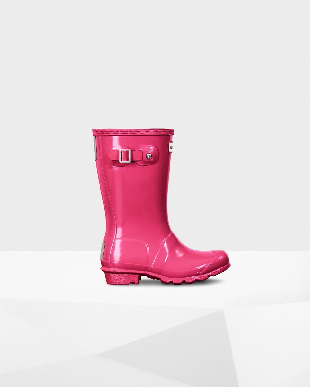 Botas De Agua Original Big Gloss Hunter Niños - Rosas Claro - 103526MGX